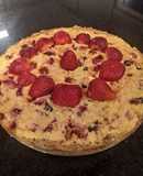 Tarta de frutillas y Arándanos
