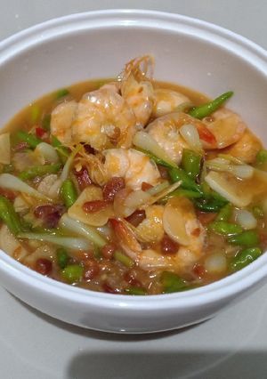 Foto resep Tumis udang saus tauco