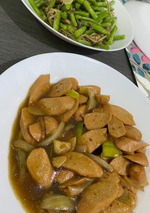 Foto resep Sosis Saus Tiram ala Mamgin