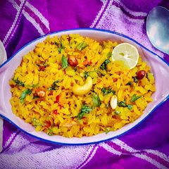 A picture of Kanda poha.