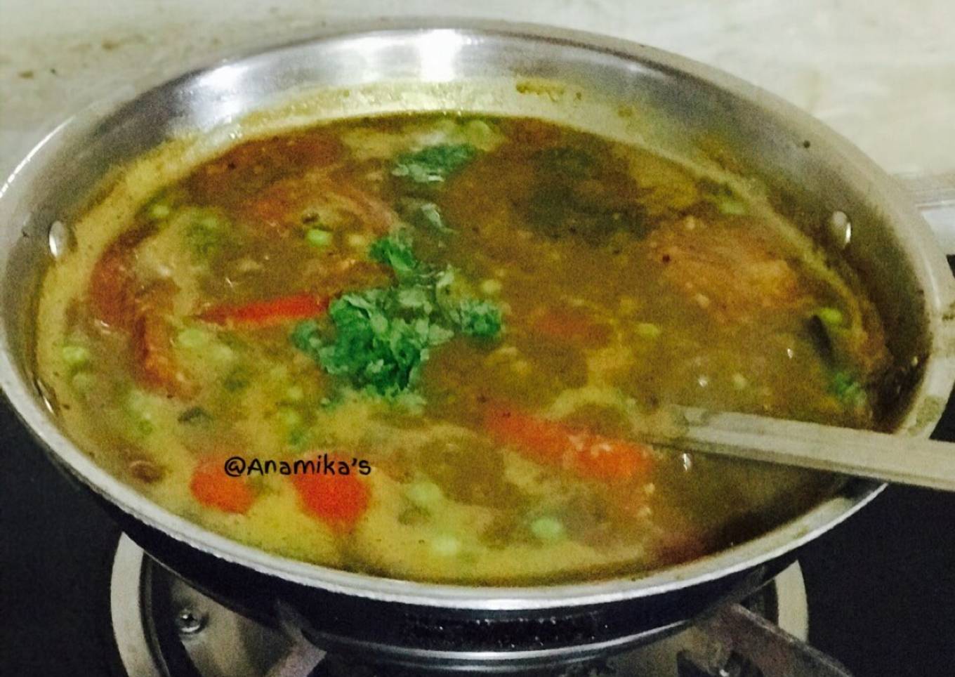 Chettinad Pasi Paruppu Moong Dal Sambar
