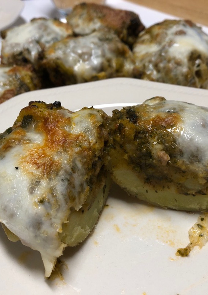 Una foto de Patatas rellenas en airfryer