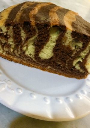 صورة لوصفة كيك الزيبرا 🍰