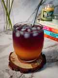 Mango and Pea flower Mocktail