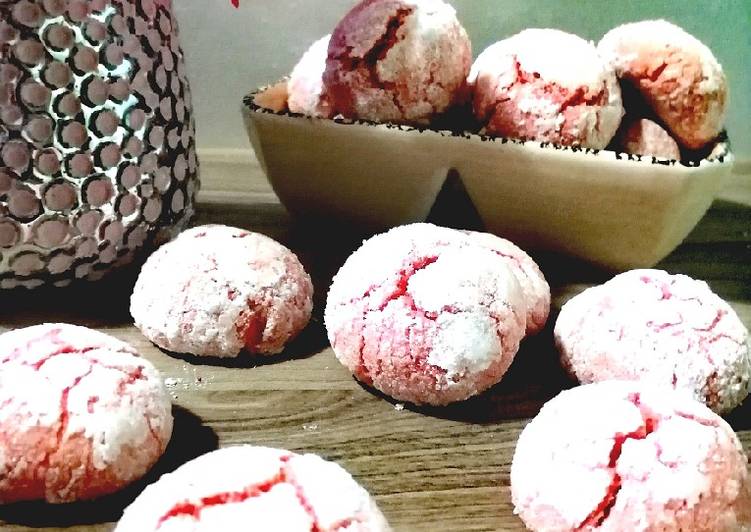 Recetta di Veloce Biscotti screpolati all&#39;alchermes 🌺