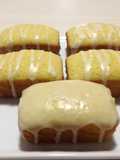 Lingotes de Vainilla con glasé de limón