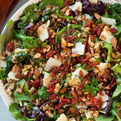 A picture of Sun dried salad with quinoa.