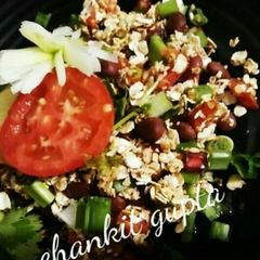 #SoupSalad Oats Rajma salad A picture of #SoupSalad Oats Rajma salad.