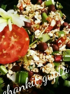 A picture of #SoupSalad Oats Rajma salad.