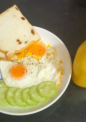 Hình của món Mẹo ốp la.