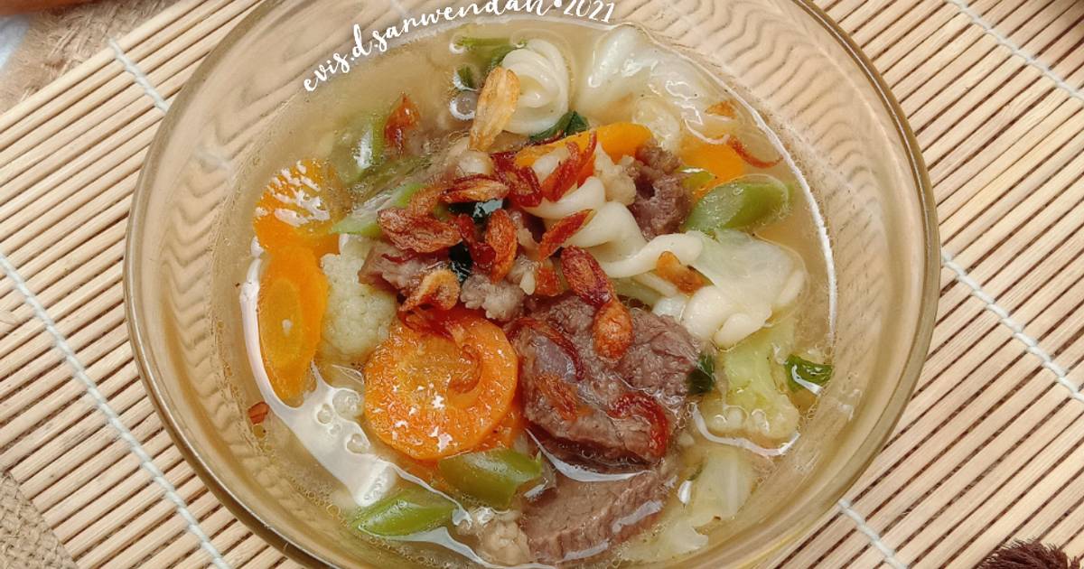 975 resep sayur sop daging enak dan sederhana ala rumahan 