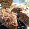 Torta de manzana y azúcar negra