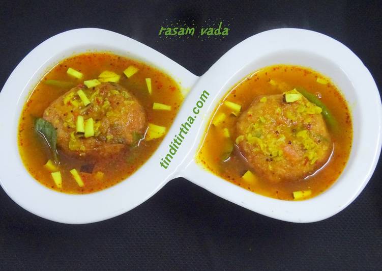 Recipe of Super Quick Homemade Rasam Vada