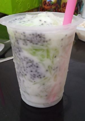 Foto resep Es air mata kuching segerr.