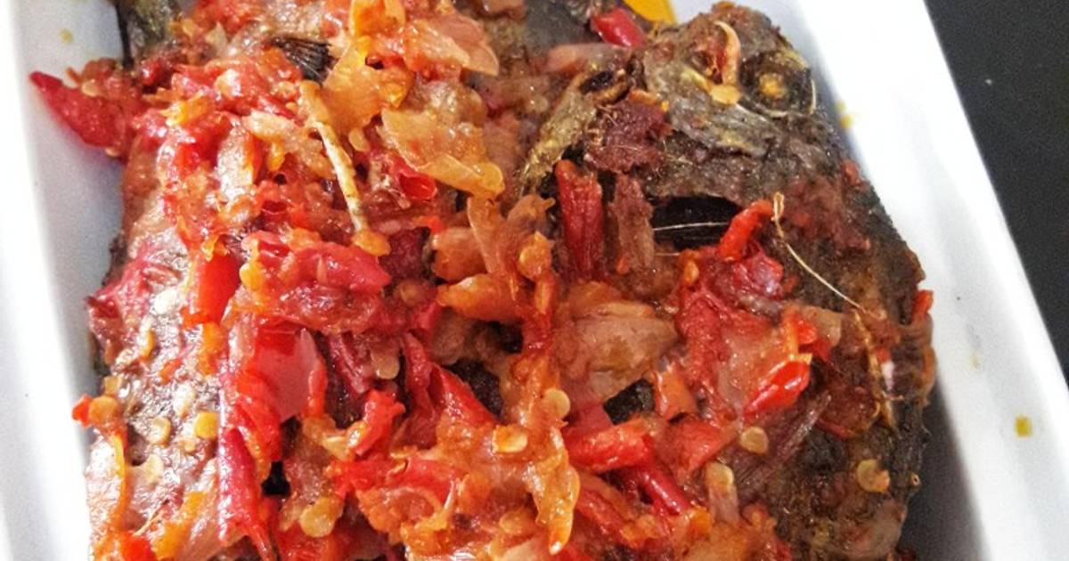 Resep Ikan Baronang Goreng Sambal Bawang Oleh Dewayani Cookpad