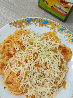 Foto resep Spagetti Bolognese Keju