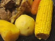 Una foto de puchero de osobuco