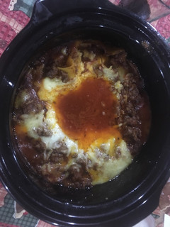 A picture of 3 Cheese Crockpot Lasanga with Cream Mushroom Bechamel Sauce.