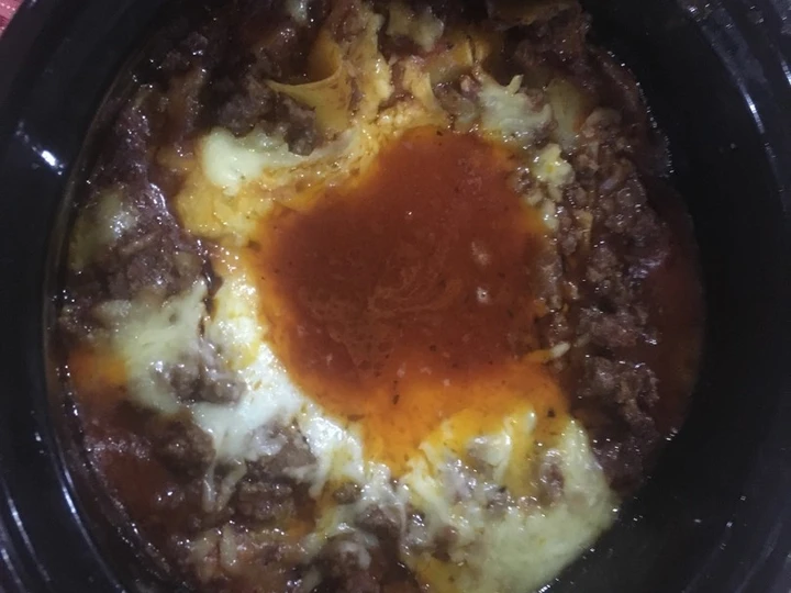 Easy Way Prepare 3 Cheese Crockpot Lasanga with Cream Mushroom Bechamel Sauce the So Delicious Can spoil the tongue