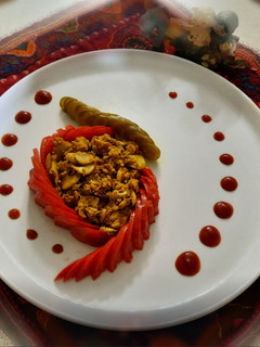 عکسی از دستور ساندویچ قارچ و مرغ