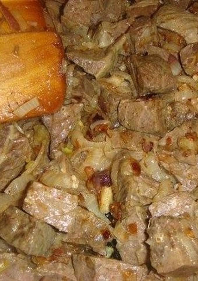 Легкие с луком по-грузински