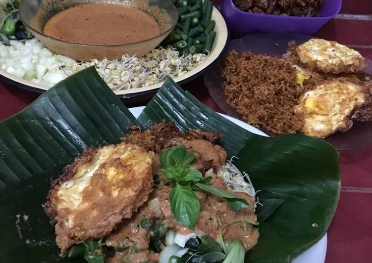 Bahan mengolah Pecel madiun (alakadarnya) Anti Gagal