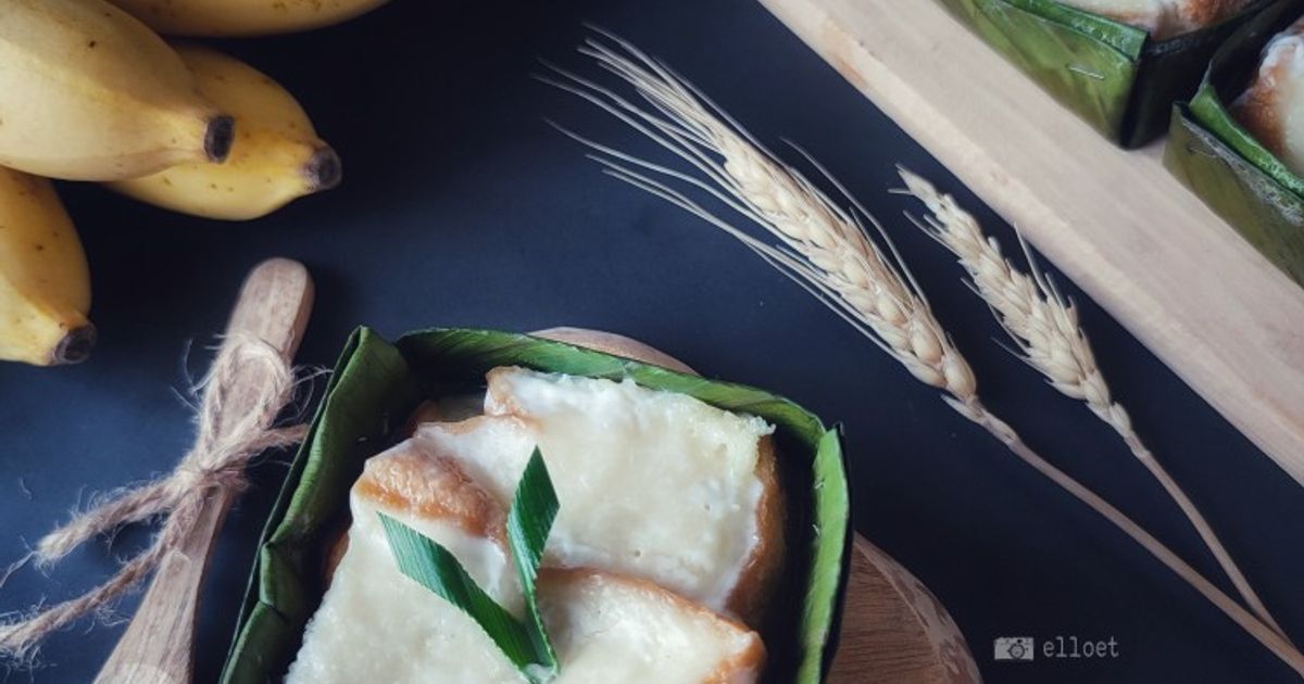 Resep Pis Roti Pisang Takir Bujur Sangkar oleh Ellaelloet - Cookpad