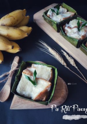 Resep Pis Roti Pisang Takir Bujur Sangkar oleh Ellaelloet - Cookpad