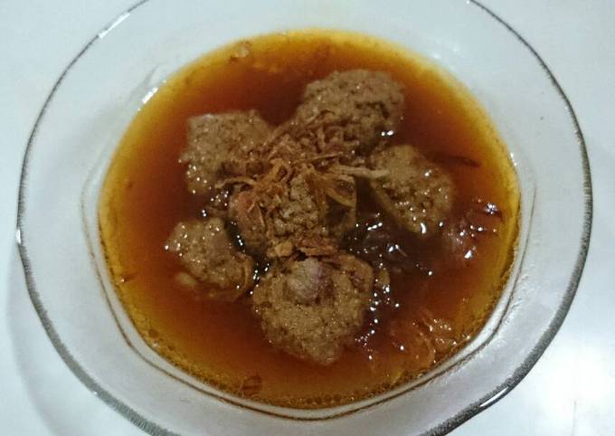 Semur bola bola daging