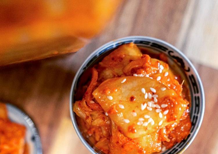 Steps to Prepare Homemade Korean Kimchi