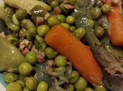 Una foto de menestra de verdura congeladas
