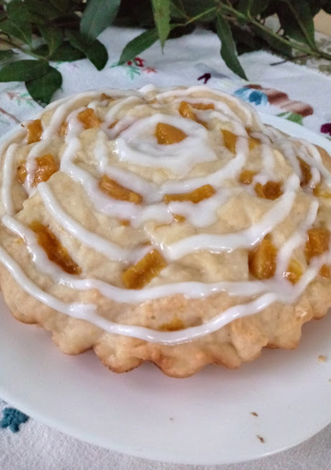 Una foto de Torta con stevia y yogurt
