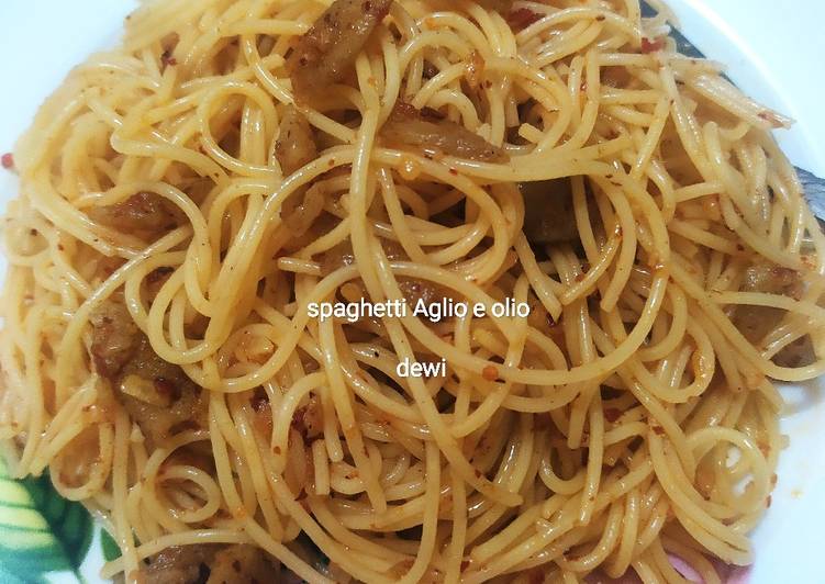 Resep Spaghetti Aglio e olio yang Enak