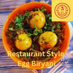 Restaurant Style Egg Biryani-レシピのメイン写真