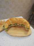 Rusticotto, con rucola e salmone