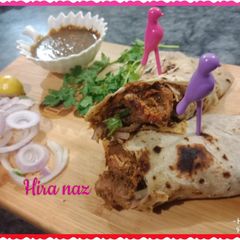 A picture of Chapati Boti Rolls.
