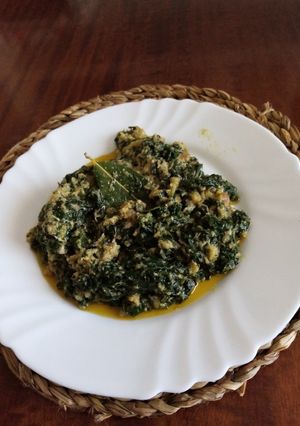 Una foto de Espinacas guisadas