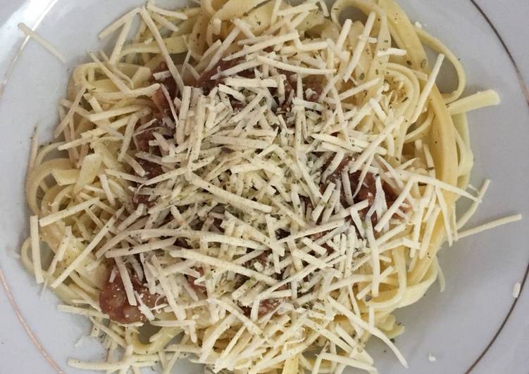 Fusili pasta with Bbq Sauce