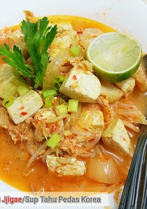 Foto resep Sundubu Jjiegae/Sup Tahu Pedas Korea #BikinRamadanBerkesan