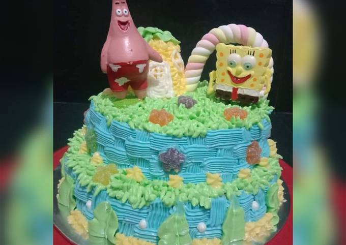 Cake ulang tahun glutenfree - cookandrecipe.com