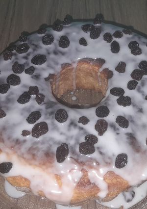 Una foto de Budín de naranja y pasas de uva