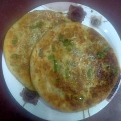 A picture of Potato Cheese Kulcha.