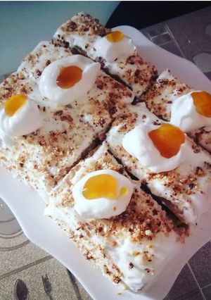 صورة لوصفة باتيسري بمربى المشمش على طريقتي