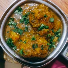 Papaya kofta curry A picture of Papaya kofta curry.