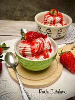 Foto di Crema chantilly alle fragole ❤️