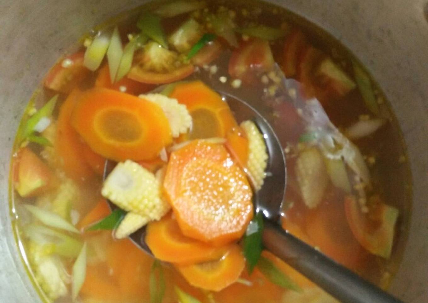Sup sayur sederhana