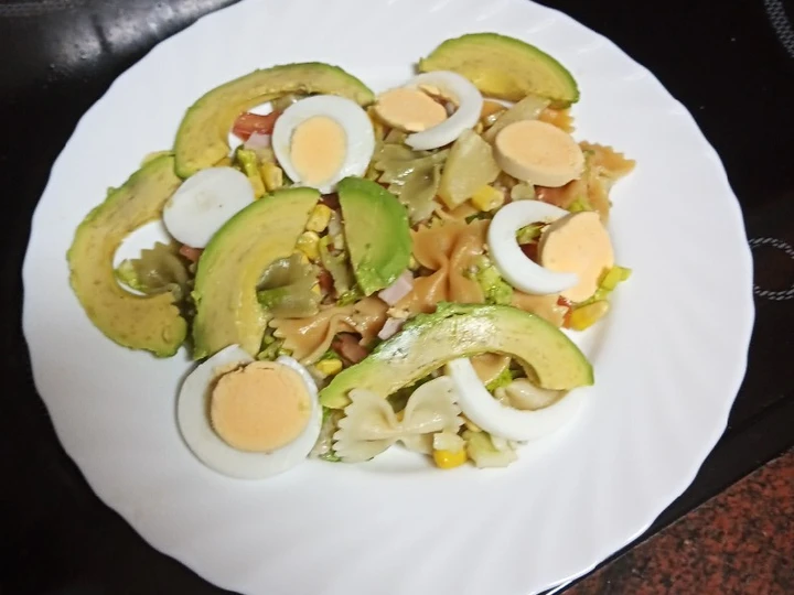 Manera fácil Preparar Ensalada de pasta corta completa  que Delicioso