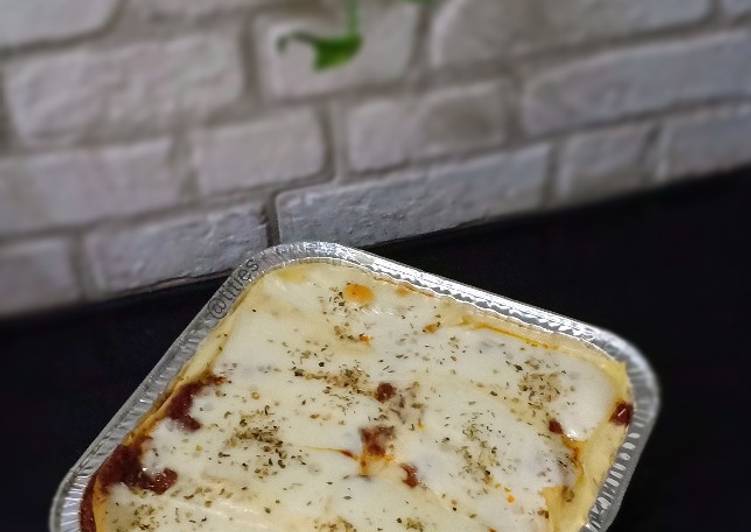Cara termudah untuk Diet LezatLasagna "creamy" bolognese