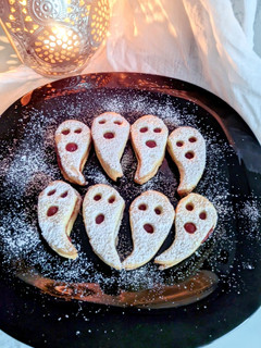 Una foto de Galletas fantasmas de Halloween