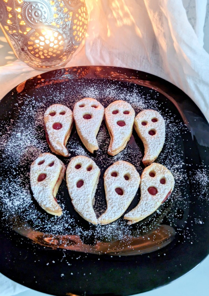 Una foto de Galletas fantasmas de Halloween